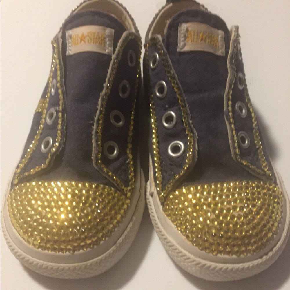 ⭐️ All ⭐️ Star ⭐️Converse Size 7 Navy with Gold